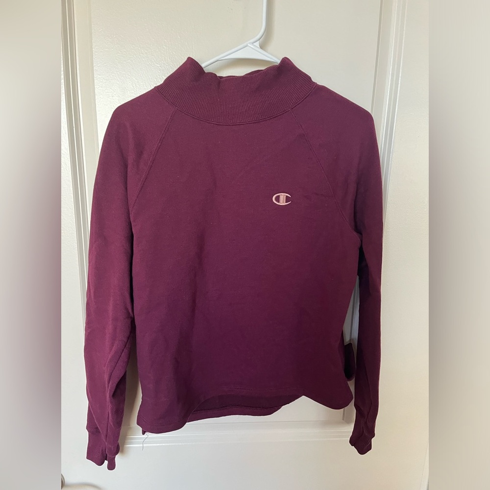 Champion mock neck sweatshirt